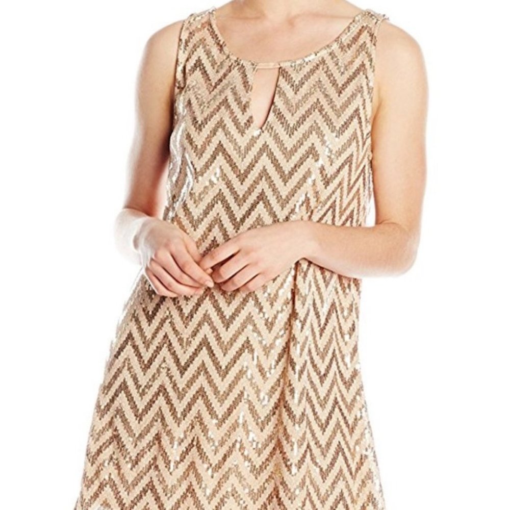 Sequin Gold Dress